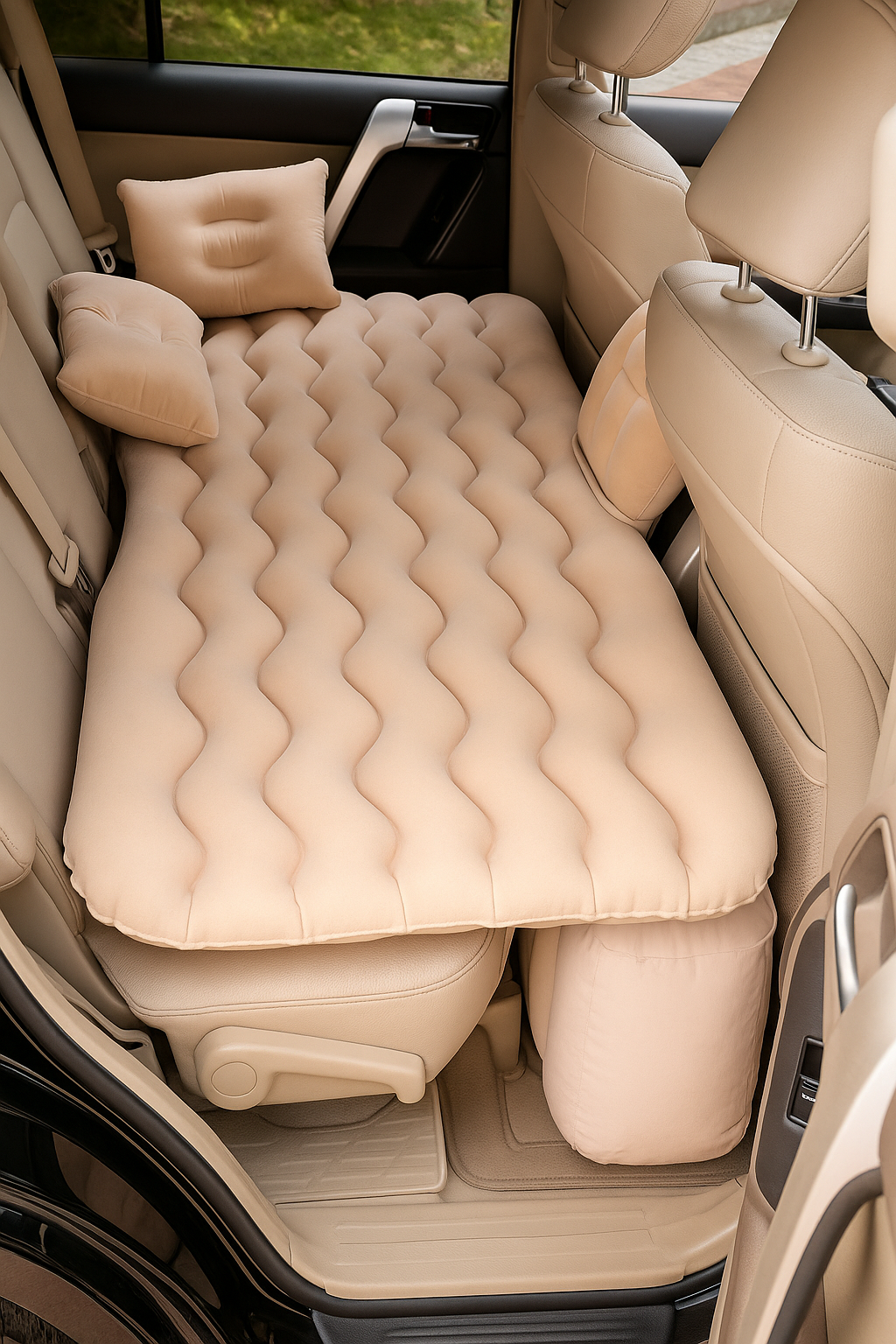 Car Air Bed Inflatable Mattress with Pump Portable Travel Bed