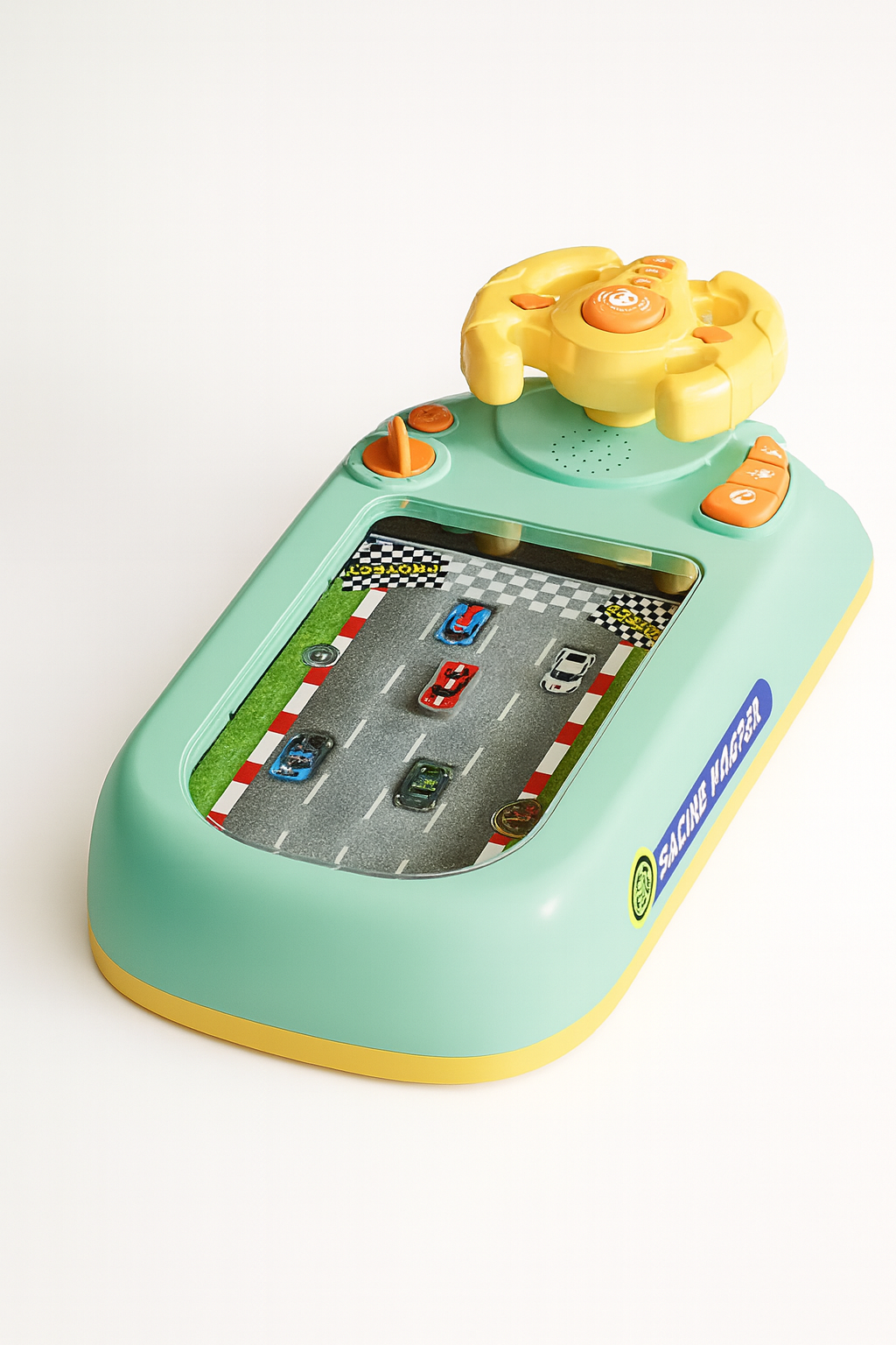 Car Adventure Track Set Interactive Toy with Mini Cars and Obstacles